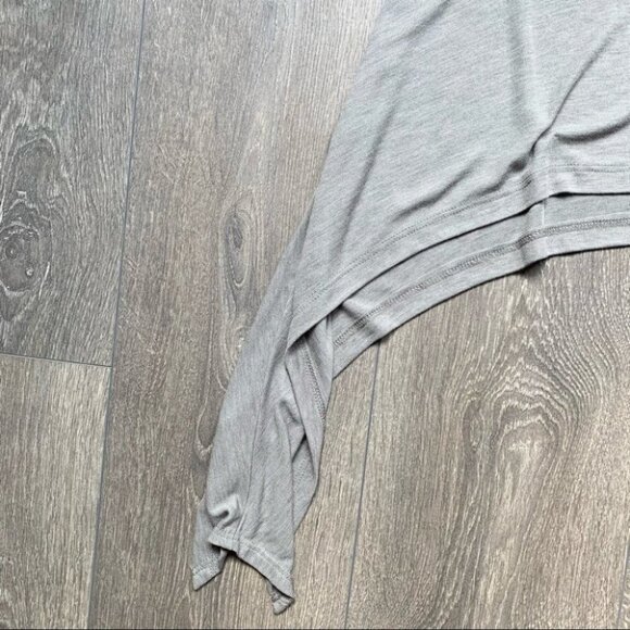 Revolve LNA Ribbon Tee Top T-Shirt Asymmetric Hem Short Sleeve Tie up Sides XS - Picture 10 of 16